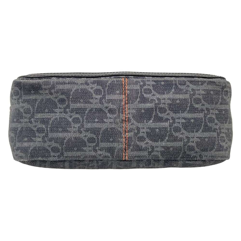 Christian Dior DIOR/ChristianDior Flight Shoulder Bag Gray Black Orange Denim - Picture 5 of 15